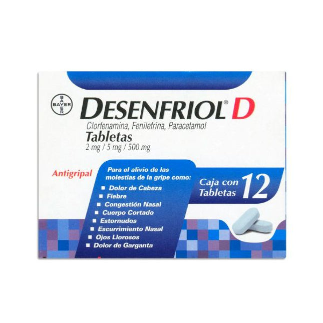 Desenfriol D Caja con 12 Cápsulas