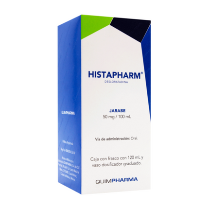 Histapharm (Desloratadina) 50 mg/ 100 mL Frasco 120 mL Quimpharma