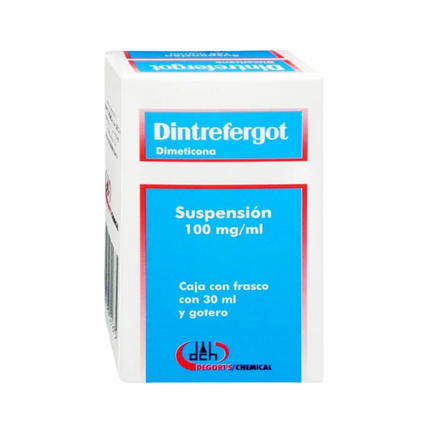 Dintrefergot  Dimeticona Suspensión 100 mg/mL Caja con Frasco 30 mL