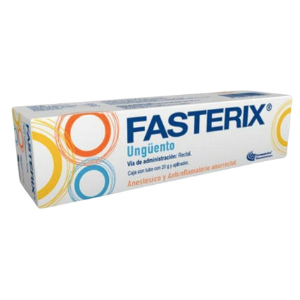 Fasterix (Hidrocortisona,Lidocaina, Oxido de Zinc,Subacetato de Aluminio) Caja con Tubo de 20 g