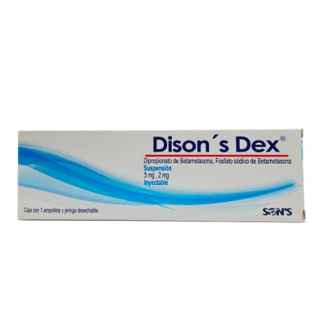 Dison's Dex Suspensión (Dexametasona/Diclofenaco) 5 mg/2 mg Inyectable