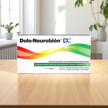 Dolo-Neurobion DC Solucion Inyectable Caja con 3 Jeringas Prellenadas