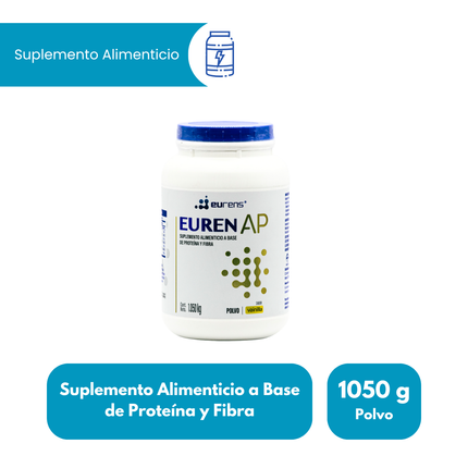 Euren AP Suplemento Alimenticio de Proteína y Fibra Sabor Vainilla 1.050 kg – RAAM Laboratorios