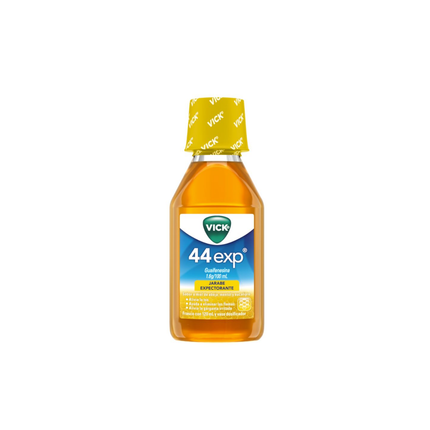 Vick 44 Exp (Guaifenesina) Jarabe Sabor Miel 120 ml