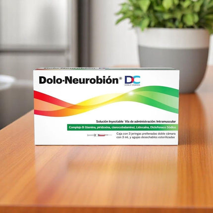 Dolo-Neurobion DC Solucion Inyectable Caja con 3 Jeringas Prellenadas