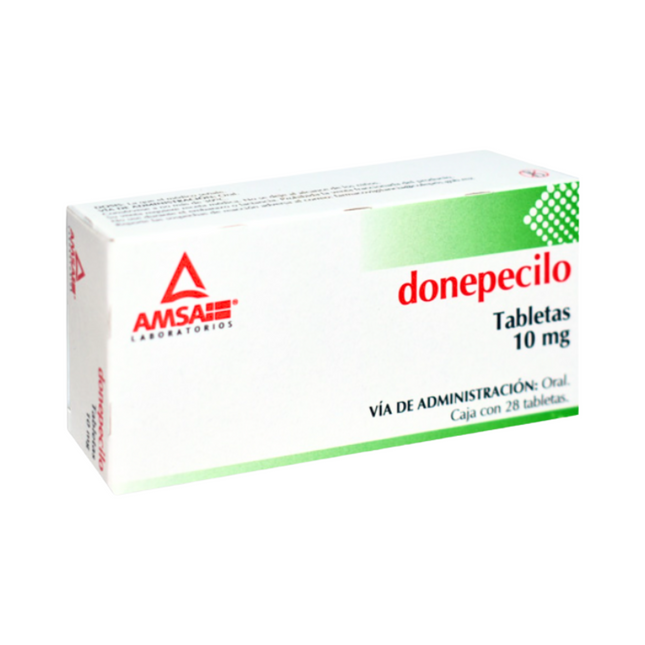 Donepecilo 10 Mg Caja Con 28 Tabletas
