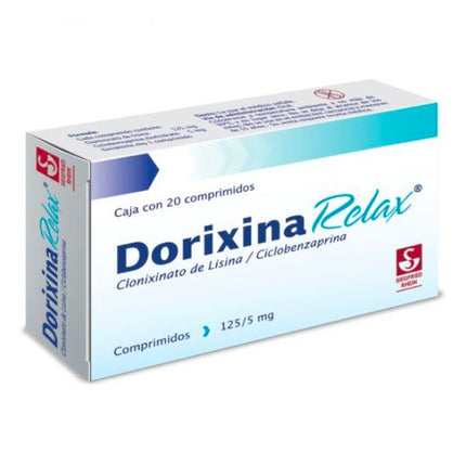 Dorixina Relax 125 mg/5 mg Caja con 20 Comprimidos