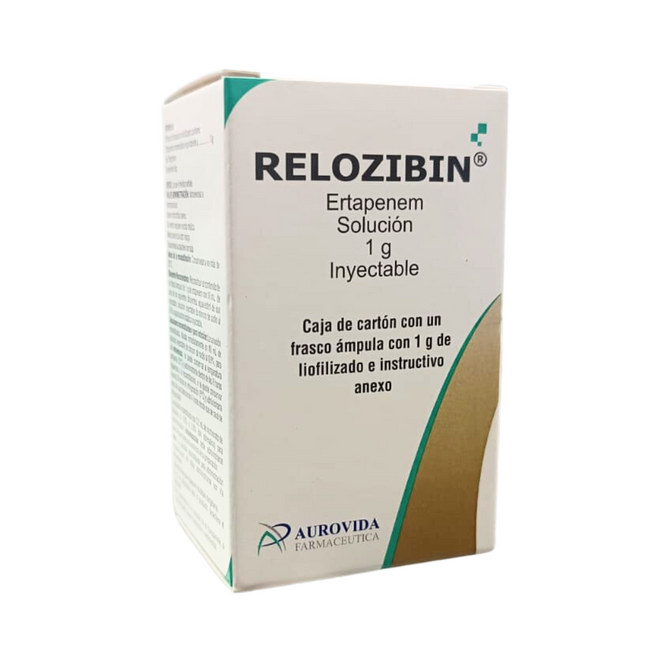 Relozibin (Ertapenem) 1 g Solución Inyectable Aurovida