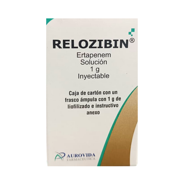 Relozibin (Ertapenem) 1 g Solución Inyectable Aurovida