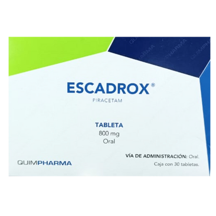 Escadrox (Piracetam) 800 mg Caja Con 30 Tabletas