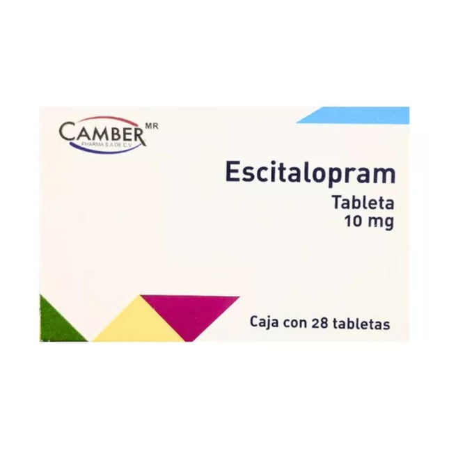 Escitalopram 10 mg Caja con 14 Tabletas