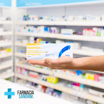 Bolentax Enoxaparina Sódica 40mg/0.4ml Caja con 2 Jeringas PiSA