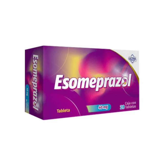 Esomeprazol 40 mg Caja con 28 Tabletas Ultra Laboratorios