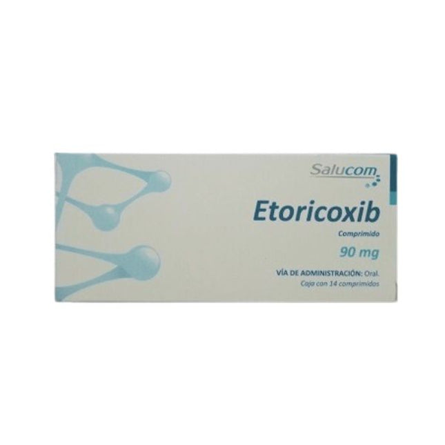 Etoricoxib 90 mg Caja con 14 Comprimidos Salucom