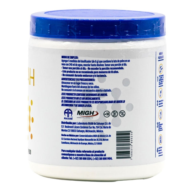 Euren AH Suplemento Alimenticio a base de Albumina de Huevo 510 g – RAAM Laboratorios