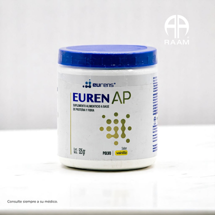 Euren AP Suplemento Alimenticio de Proteína y Fibra Sabor Vainilla 525 g – RAAM Laboratorios