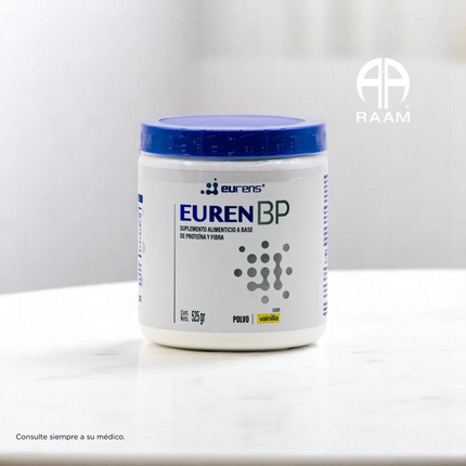 Euren BP Suplemento Alimenticio de Proteína y Fibra Sabor Vainilla 525 g – RAAM Laboratorios