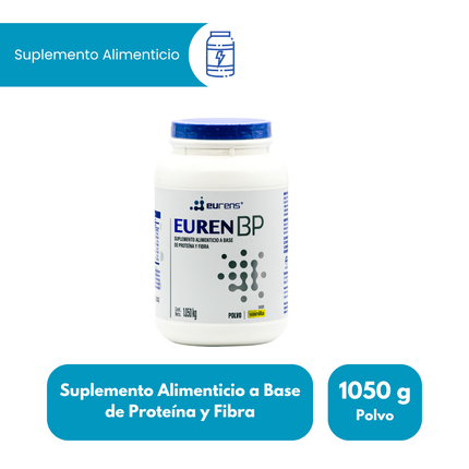 Euren BP Suplemento Alimenticio de Proteína y Fibra Sabor Vainilla 1.050 kg – RAAM Laboratorios