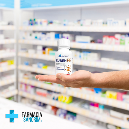 Euren FE Suplemento Alimenticio Hierro Liposomado Solución 260 ml Sabor Frutos RAAM