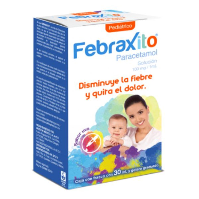 Febraxito (Paracetamol) 100 mg /1 ml Solución en Gotas