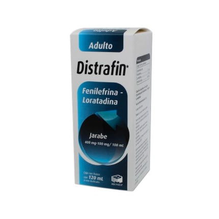Distrafin (Fenilefrina / Loratadina) 400 mg / 100 mg / 100 ml Jarabe 120 ml
