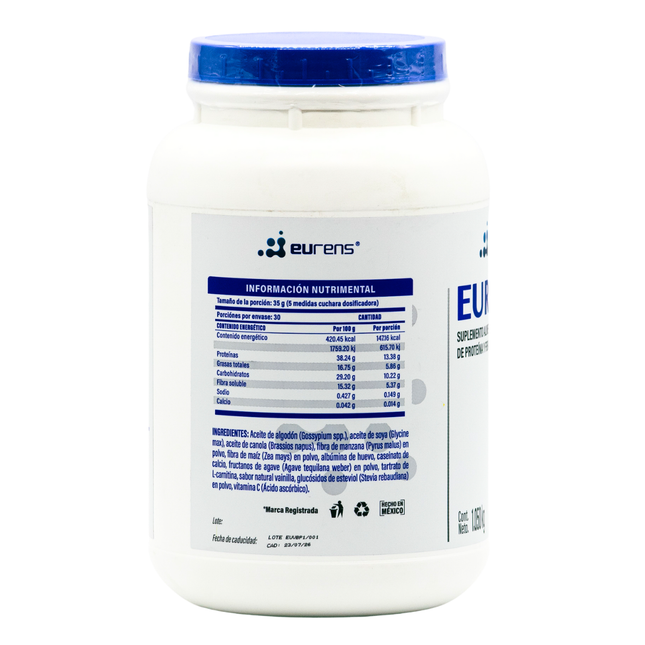 Euren BP Suplemento Alimenticio de Proteína y Fibra Sabor Vainilla 1.050 kg – RAAM Laboratorios