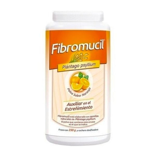 Fibromucil (Plantago Psyllium) Sabor Naranja Sin Azucar
