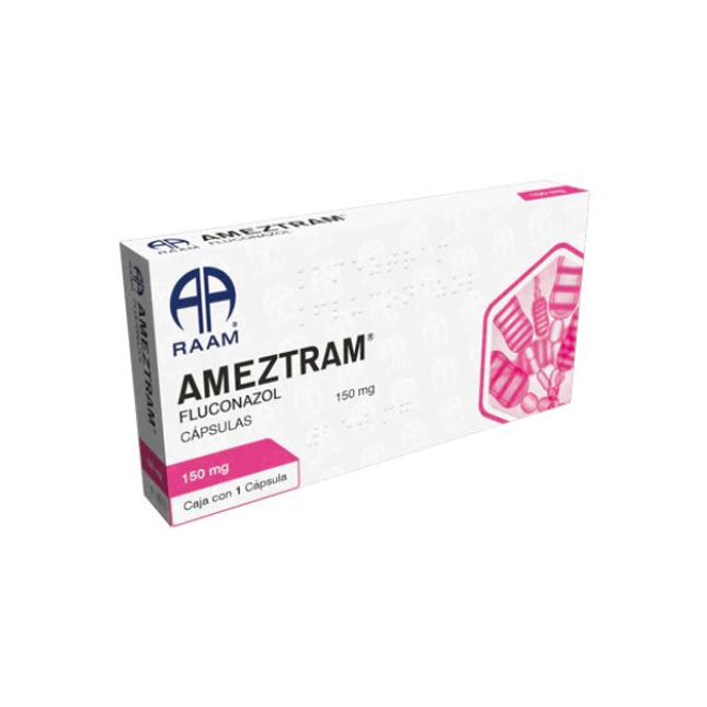 Ameztram (Fluconazol) 150 mg Caja con 1 Cápsula