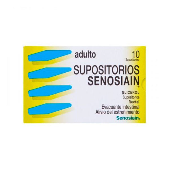 Supositorios Glicerol Senosiain Caja con 10 Supositorios para Adulto