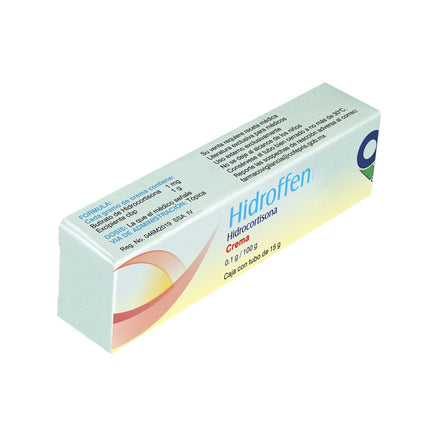 Hidroffen (Hidrocortisona) 1.0% Caja con Tubo con Crema 15 g