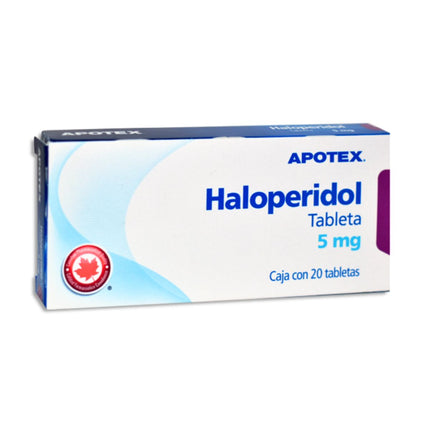 Haloperidol 5 mg Caja con 20 Tabletas Apotex
