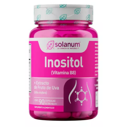 Inositol Fruto De Uva Solanum Frasco con 90 Cápsulas