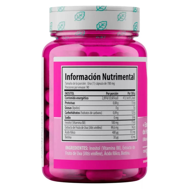 Inositol Fruto De Uva Solanum Frasco con 90 Cápsulas