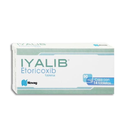 Iyalib (Etoricoxib) 90 mg Caja con 14 Tabletas