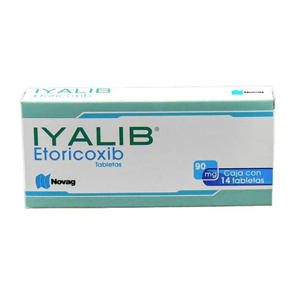 Iyalib (Etoricoxib) 90 mg Caja con 14 Tabletas