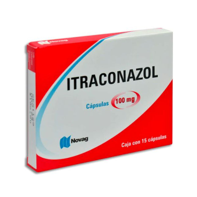 Lozartil (Itraconazol) 100 mg Caja con 15 Cápsulas