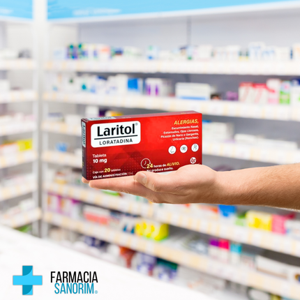 Latirol (Loratadina) 10 mg 20 Tabletas Maver
