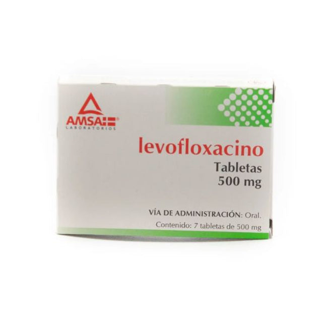 Uniquin (Levofloxacino) 500 mg Caja con 7 Tabletas