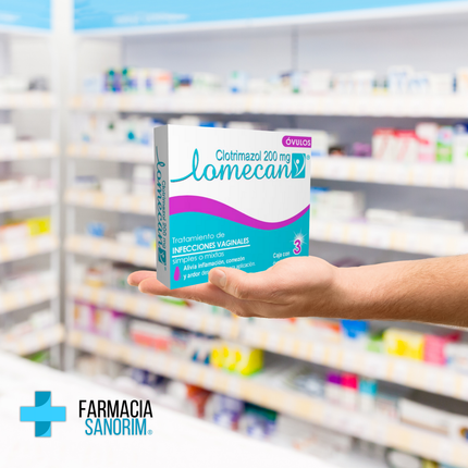 Lomecan Clotrimazol 200 mg 3 Ovulos