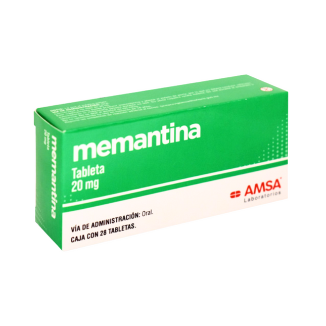 Memantina 20 mg Caja con 28 Tabletas Amsa