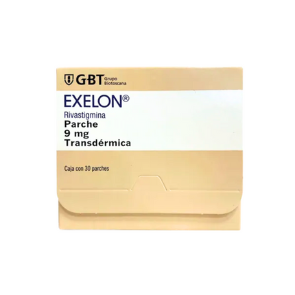 Exelon  Rivastigmina 9 mg Caja con 30 Parches 24 Hrs Transdermica