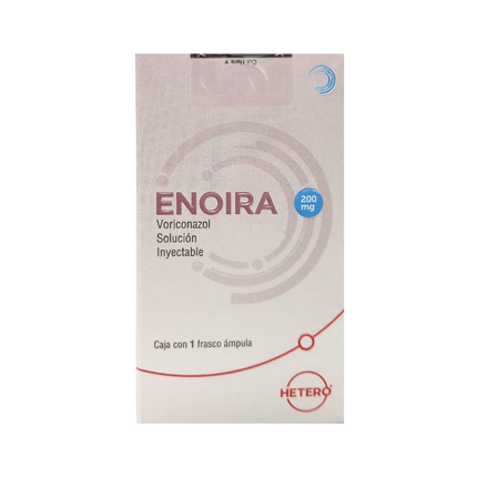 Enoira (Voriconazol) 200 mg Caja con Frasco Ámpula Inyectable