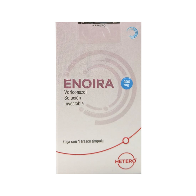 Enoira (Voriconazol) 200 mg Caja con Frasco Ámpula Inyectable