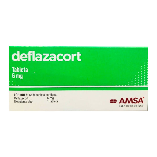 Deflazacort 6 Mg Caja Con 20 Tabletas