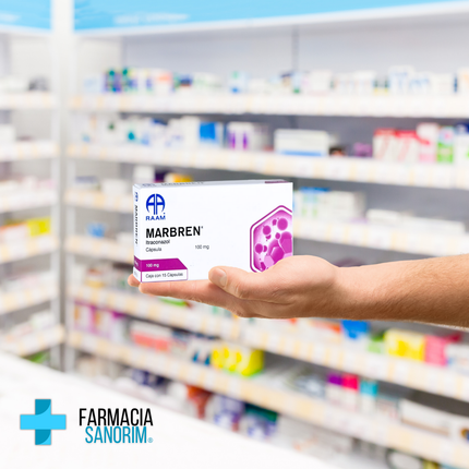 Itraconazol Marbren 100 mg Caja con 15 cápsulas RAAM