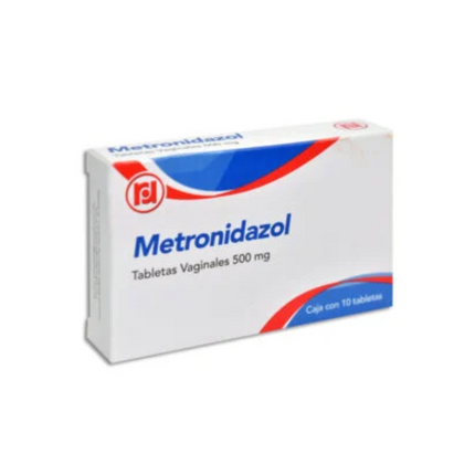 Metronidazol 500 mg Caja con 10 Tabletas Vaginales Randall