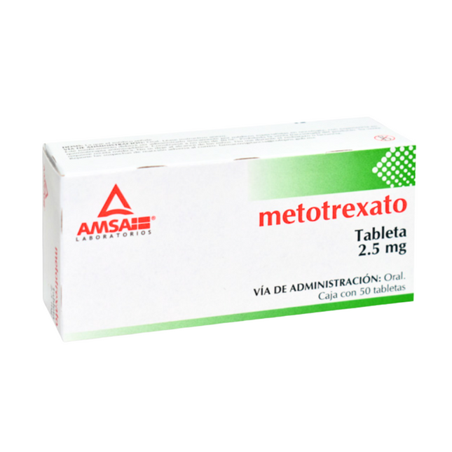 Metotrexato 2.5 Mg Caja Con 50 Tabletas