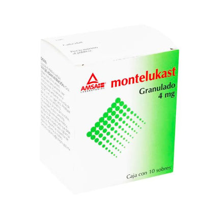 Montelukast 4 mg Granulado Caja con 10 Sobres