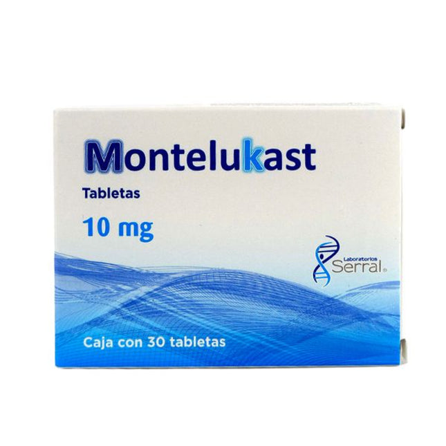 Montelukast 10 mg Caja con 30 Tabletas
