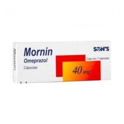 Mornin (Omeprazol) 40 mg Caja con 7 Capsulas
